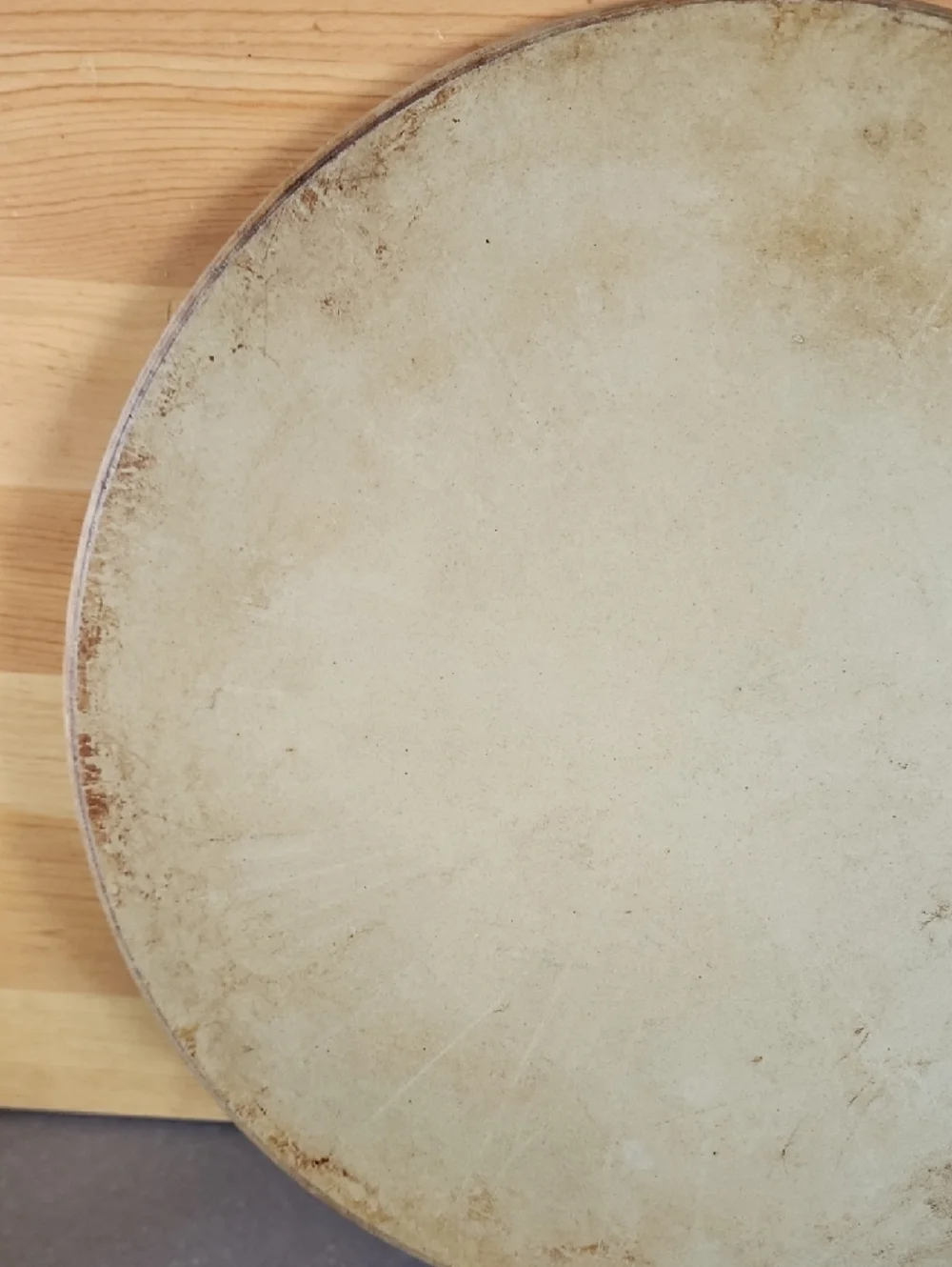 Round Bakeware Pizza Stone - Cream